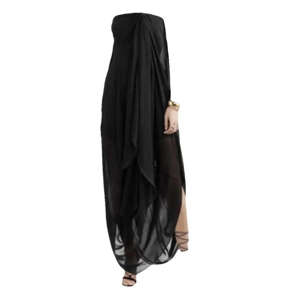 Jacquemus la Riviera Asola draped strapless dress